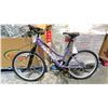 Image 2 : HUFFY ROCK CREEK PURPLE 18 SPEED BIKE *BRAKES NEED REPAIR*