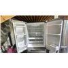 Image 2 : WHIRLPOOL STAINLESS STEEL 33"W FRENCH DOOR BOTTOM FREEZER REFRIGERATOR