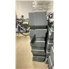 Image 2 : GREY MOBILE ADJUSTABLE STORAGE BOX WITH STRAPS - 25"W X 14"D X 48"H