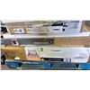 Image 2 : PALLET OF HOME GOODS - PARASON TV STAND, FOLDING CHAIRS, PLATFORM BED, CUSHIONS, TV STAND & MORE