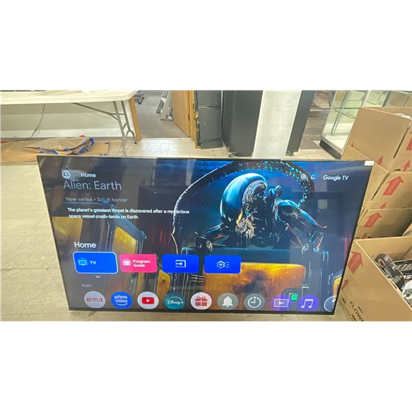 SONY KD-65X80K 65" TELEVISION WITH REMOTE & STAND *DEAD PIXEL LINE*