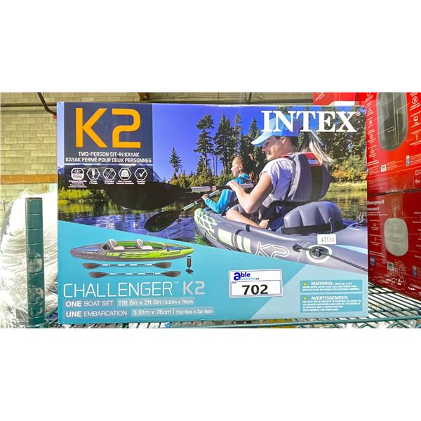 INTEX CHALLENGER K2 TWO-PERSON SIT-IN KAYAK