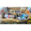 Image 1 : PALLET OF HOME GOODS - BRITAS, BRITA FILTERS, OUTDOOR LIGHTS, GLO STICKS, GRILL COVER, PANS, SEAT