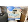 Image 3 : PALLET OF HOME GOODS - FOLDING TABLE, FOLDING CHAIRS, IRONING BOARD, MEMORY FOAM MATTRESS TOPPER,