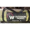 Image 3 : OUTDOOR WORKS ALPINE 3 TENT, CAMP COT & 3 SLEEPING BAGS