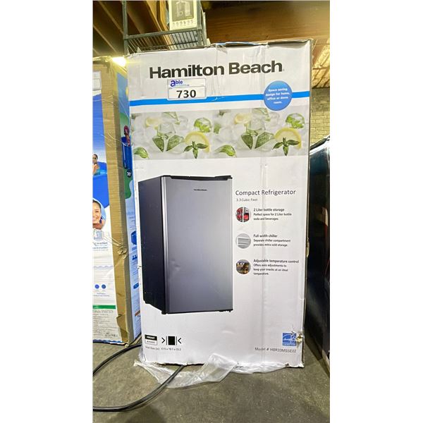 HAMILTON BEACH 3.3 FT. COMPACT REFRIGERATOR