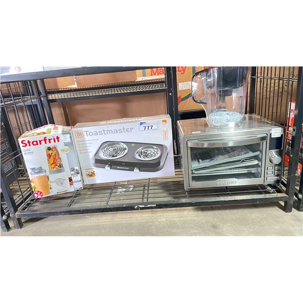 SMALL APPLIANCES INCLUDING - DOUBLE COIL BURNER, BLENDER, AIR FRYER & BRITA