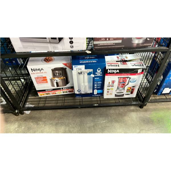NINJA AIR FRYER XL, BRITA HUB & PROFESSIONAL BLENDER