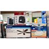 Image 2 : WESTINGHOUSE 52" AIDEN CEILING FAN, HEATER + FAN, VAPORIZER, CORDLESS PET HAIR VACUUM & CERAMIC