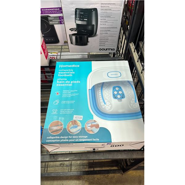 HOMEDICS COLLAPSIBLE ESSENTIALS FOOTBATH