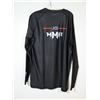 Image 2 : CHANDAIL À MANCHES LONGUES-HOMMES-NOIR 85% POLY-15% SPANDEX LOGO JKS / MMA GR 4XL