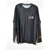 Image 1 : CHANDAIL À MANCHES LONGUES-HOMMES-NOIR 85% POLY-15% SPANDEX LOGO JKS / MMA GR 3XL