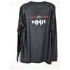 Image 2 : CHANDAIL À MANCHES LONGUES-HOMMES-NOIR 85% POLY-15% SPANDEX LOGO JKS / MMA GR 3XL