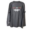 Image 2 : CHANDAIL À MANCHES LONGUES-HOMMES-NOIR 85% POLY-15% SPANDEX LOGO JKS / MMA GR 2XL