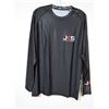 Image 1 : CHANDAIL À MANCHES LONGUES-HOMMES-NOIR 85% POLY-15% SPANDEX LOGO JKS / MMA GR 2XL