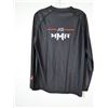 Image 2 : CHANDAIL À MANCHES LONGUES-HOMMES-NOIR 85% POLY-15% SPANDEX LOGO JKS / MMA GR XL