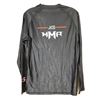 Image 2 : CHANDAIL À MANCHES LONGUES-HOMMES-NOIR 85% POLY-15% SPANDEX LOGO JKS / MMA GR L