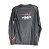 Image 2 : CHANDAIL À MANCHES LONGUES-HOMMES-NOIR 85% POLY-15% SPANDEX LOGO JKS / MMA GR M