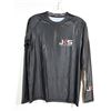 Image 1 : CHANDAIL À MANCHES LONGUES-HOMMES-NOIR 85% POLY-15% SPANDEX LOGO JKS / MMA GR M