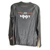 Image 2 : CHANDAIL À MANCHES LONGUES-HOMMES-NOIR 85% POLY-15% SPANDEX LOGO JKS / MMA GR M