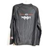 Image 2 : CHANDAIL À MANCHES LONGUES-FEMMES-NOIR 85% POLY-15% SPANDEX LOGO JKS / MMA GR L