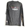 Image 2 : CHANDAIL À MANCHES LONGUES-FEMMES-NOIR 85% POLY-15% SPANDEX LOGO JKS / MMA GR L