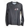 Image 1 : CHANDAIL À MANCHES LONGUES-FEMMES-NOIR 85% POLY-15% SPANDEX LOGO JKS / MMA GR M