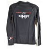 Image 2 : CHANDAIL À MANCHES LONGUES-FEMMES-NOIR 85% POLY-15% SPANDEX LOGO JKS / MMA GR S