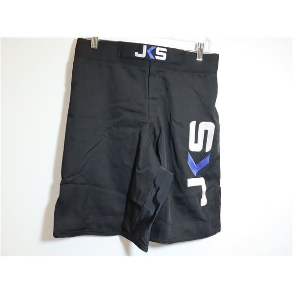 SHORT DE BOXE NOIRE LOGO JKS GR 4-L 1-M