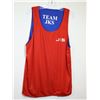 Image 1 : DÉBARDEUR RÉVERSIBLE (BLEU/ROUGE) LOGO "TEAM JKS" GR 5-XXL 5-XL