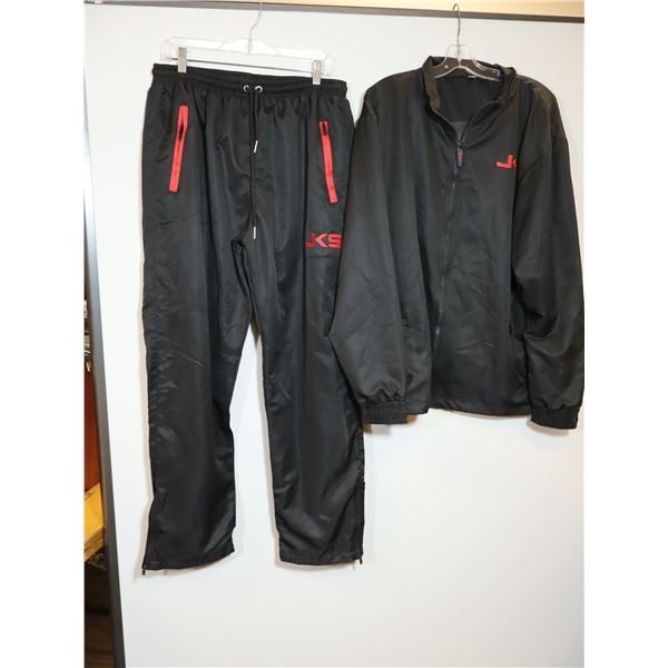 ENS. DE VÊTEMENTS SPORTS NOIR LOGO JKS/TEAM JKS GR 3XL
