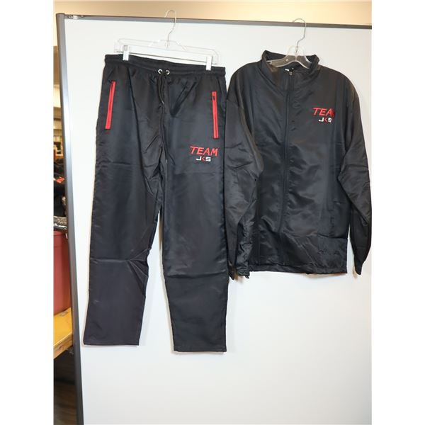 ENS. DE VÊTEMENTS SPORTS NOIR LOGO JKS/TEAM JKS GR XL