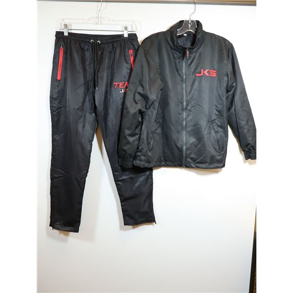 ENS. DE VÊTEMENTS SPORTS NOIR LOGO JKS/TEAM JKS GR XS