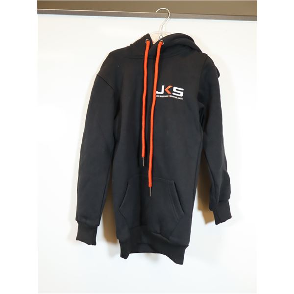 CHANDAIL KANGOUROU (JR HOODIE) DENSE JERSEY POUR ENFANTS LOGO JKS/TEAM MMA NOIR/ROUGE GR YM