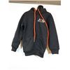Image 1 : CHANDAIL KANGOUROU (JR HOODIE) DENSE JERSEY POUR ENFANTS LOGO JKS/TEAM MMA NOIR/ROUGE GR YS