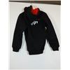 Image 2 : CHANDAIL KANGOUROU (JR HOODIE) DENSE JERSEY POUR ENFANTS LOGO JKS/TEAM MMA NOIR/ROUGE GR YS