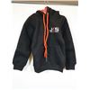 Image 1 : CHANDAIL KANGOUROU (JR HOODIE) DENSE JERSEY POUR ENFANTS LOGO JKS/TEAM MMA NOIR/ROUGE GR YXS
