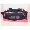 Image 1 : SAC DE SPORT LOGO JKS MARTIAL ARTS ROSE/NOIR