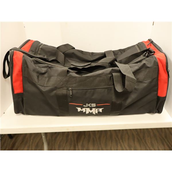 SAC DE SPORT LOGO JKS MMA NOIR/ROUGE