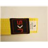 Image 2 : CEINTURE (KARATE GOJU IOGKF) LOGO JKS JAUNE SR GR L