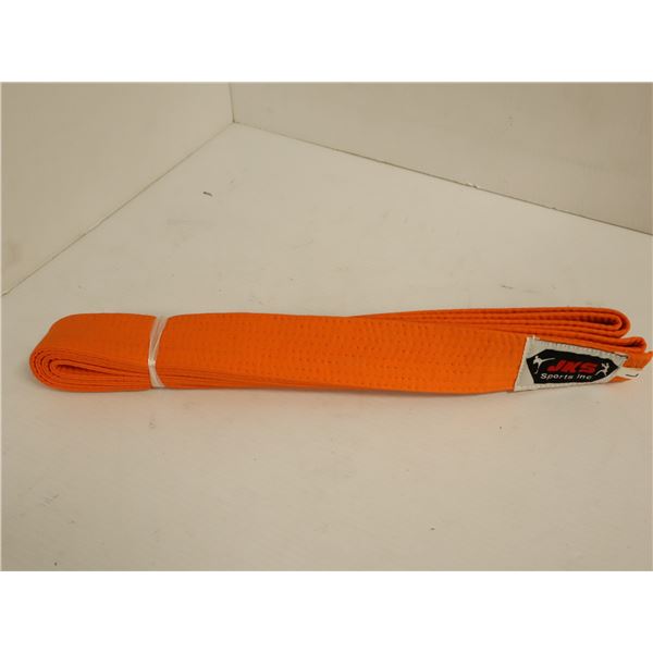 CEINTURE (KARATE GOJU IOGKF) LOGO JKS ORANGE SR GR ASST