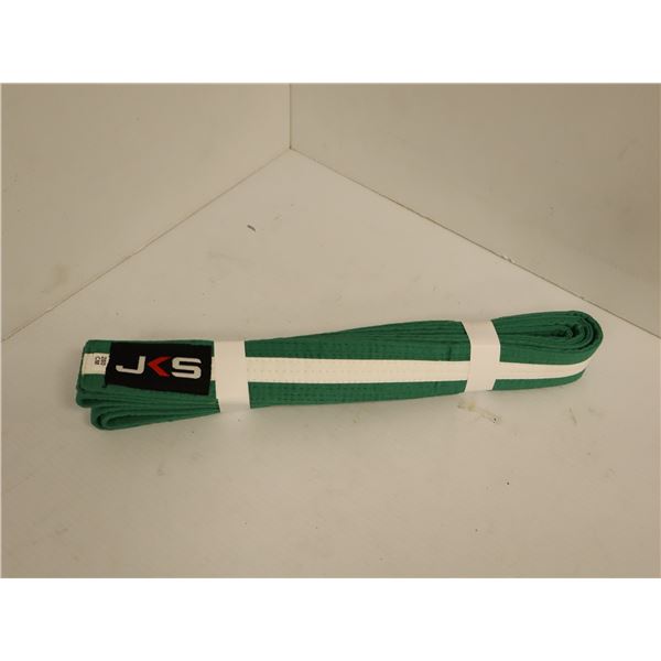 CEINTURE (KARATE GOJU IOGKF) LOGO JKS VERT JR GR 280