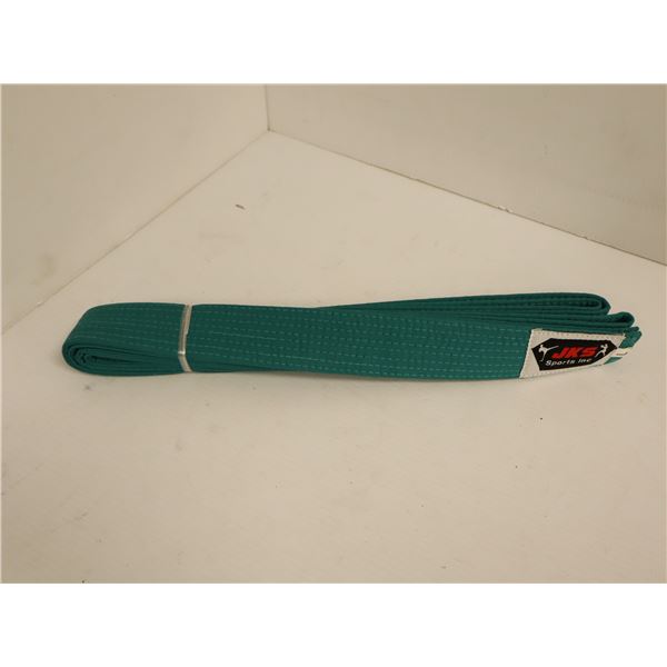 CEINTURE (KARATE GOJU IOGKF) LOGO JKS VERT SR GR L