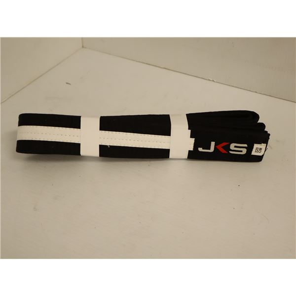 CEINTURE (KARATE GOJU IOGKF) LOGO JKS NOIR JR GR 220CM