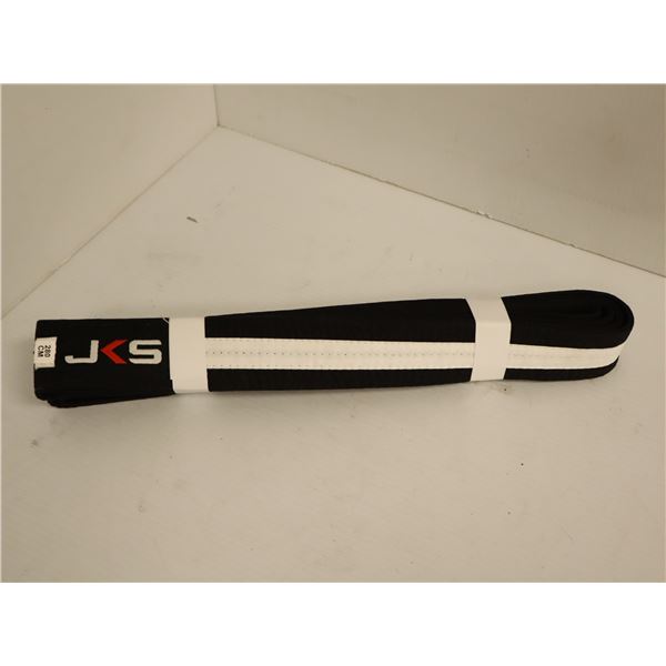 CEINTURE (KARATE GOJU IOGKF) LOGO JKS NOIR JR GR 280CM