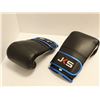 Image 1 : PAIRE DE GANTS DE SPARRING LOGO JKS NOIR/ARGENT/BLEU GR XXL *NEUF*