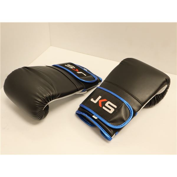 PAIRE DE GANTS DE SPARRINGLOGO JKS NOIR/ARGENT/BLEU GR XL *NEUF*
