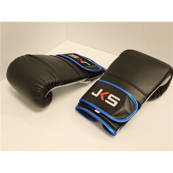 PAIRE DE GANTS DE SPARRINGLOGO JKS NOIR/ARGENT/BLEU GR XL *NEUF*