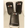 Image 1 : LOT: 3 PADS POUR COUP DE PIED LOGO JKS NOIR/BLANC *COME NEUF*