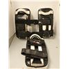 Image 2 : LOT: 3 PADS POUR COUP DE PIED LOGO JKS NOIR/BLANC *USAGÉ*
